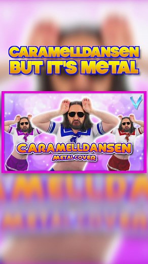 Caramelldansen Metal Cover by Little V | Dance to the Metal Beat