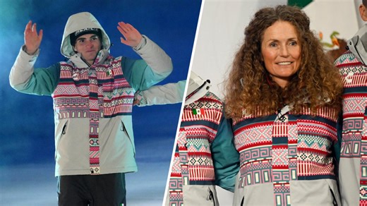 History on ice: Mexico's first mother-son Olympic duo