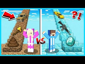 MIPAN & ZUZUZU HARUS PILIH NAIK TANGGA MISKIN VS KAYA DI MINECRAFT!