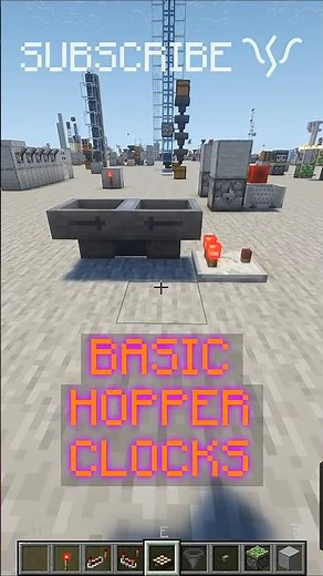HOPPER CLOCKS with DAYLIGHT DETECTORS for NIGHT FLASHES | Redstone with PsiVolt #minecraft #redstone