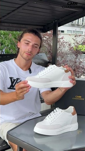 ÇA SE VOIT ? 🔍 Test d'invisibilité des sneakers +8cm ! #chaussuresrehaussantes #chamaripa #sneakers