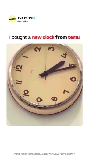 POV: You Bought a Clock From Temu 😭⏰