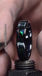 Nothing like listening to ghost and making rings. | Sangreal Rings