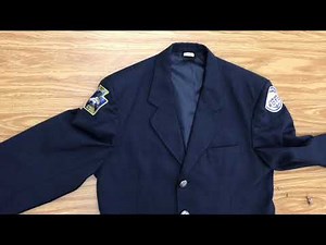 Guide on how to wear the service dress (Class A) uniform