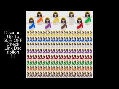 200pcs mini Jesus Decorations Eight colors Jesus Statues Desktop Decorations Party Gifts Decorations