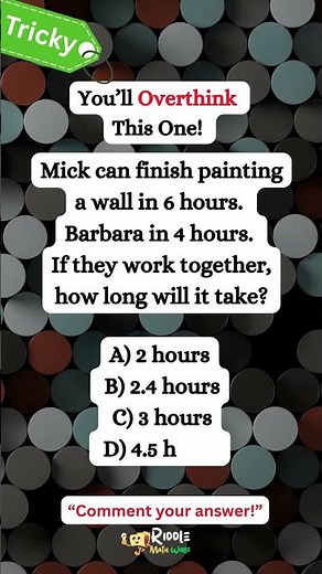⏳ Real-World Math Riddle: Can You Solve This WORK Problem? | ACT & SAT Prep #shorts #math