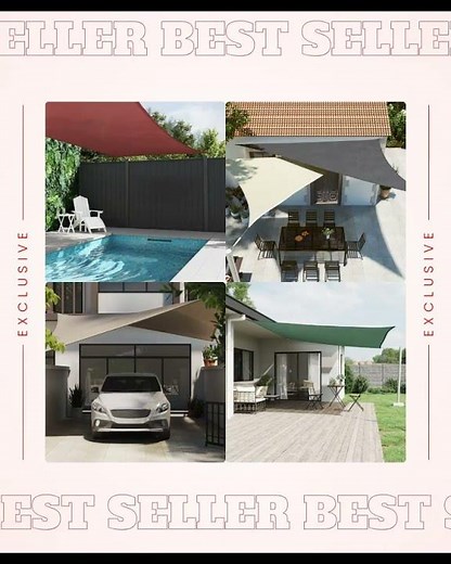 vidaXL Sonnensegel Oxford-Gewebe Dreieckig 6x6x6 m Rot