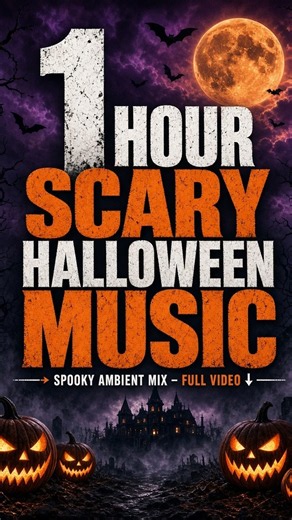 1 Hour Scary Halloween Music 🎃 Spooky Ambient Horror Mix – Full Video