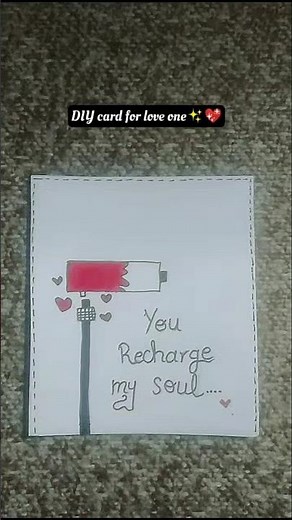 DIY Aesthetic Card✨💓#fypシ #aestheticcard#ytshorts #cardmaking #shorts