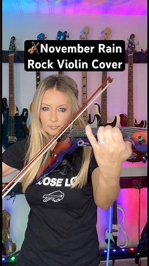 November Rain- Guns N’ Roses - Slash Guitar Solo- Violin Cover by Nina D #slash #gunsnroses #ninad
