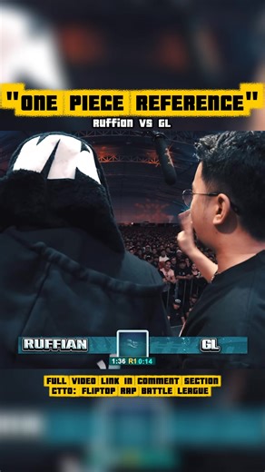 "ONE PIECE REFERENCE" - Ruffian vs GL #fliptop #FlipTopBattleLeague | LOCAL Hiphop