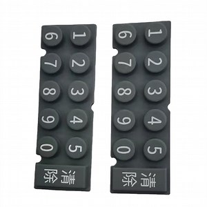 [Hot Item] OEM Matrix Silicone Rubber Keypads 3X4 Style Arabic Numeric Rubber Keyboards