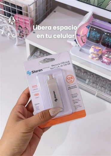 Libera espacio en tu celular con memoria dual de Steren