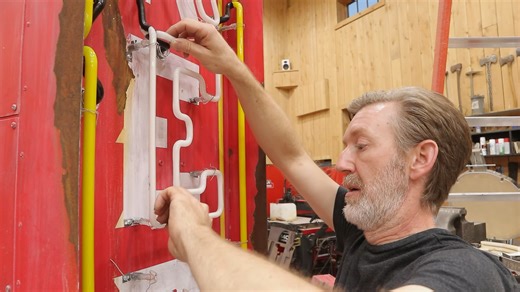 Watch what happens when he builds a massive neon sign for a workshop