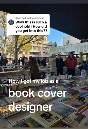 Replying to @Frost my first speaking video eek! But I hope this helps explain how I got into book cover design :) #publishing #bookcoverdesigner