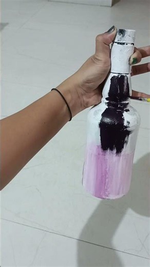 Episode -7✨ DIY Bottle Art Idea ✨ sparkling Handmade Touch! ✨ creative projects.#viralshort #DIY