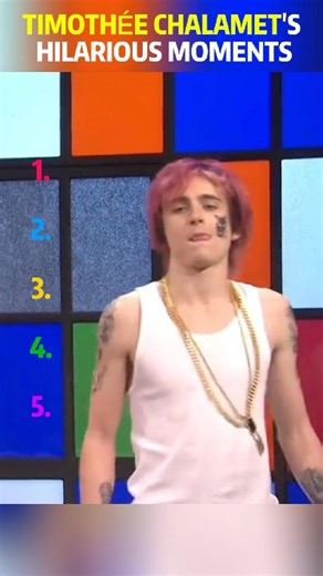 TIMOTHÉE CHALAMET'S HILARIOUS MOMENTS #video #funny #shorts #timothéechalamet #snl #celebrity