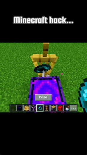 Minecraft hack...#shorts#minecraft#hack