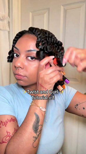 Curly Hair Tutorial: First Perm Rod Set Experience