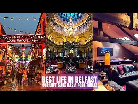 Ultimate Guide to BELFAST city centre & Malmaison Belfast incredible suite have to see to believe!