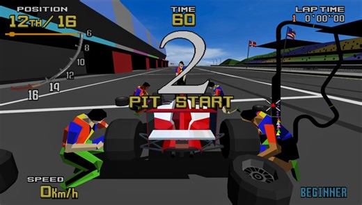 3D游戏革命！世嘉《VR赛车》4K高清回顾 XBOX玩Model1