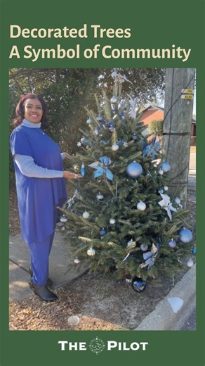 It’s hard to miss the trees lining the streets of Southern Pines in December. Reporter Ana Risano tells the story behind the scenes. See more at www.thepilot.com | The Pilot Newspaper