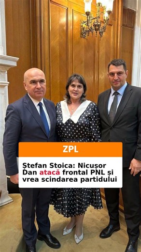 Ștefan Stoica: Nicușor Dan atacă frontal PNL și vrea scindarea partidului
