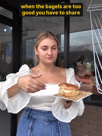 Bagel this good? You’ll want to share—especially since it's National Bagel Day! 🥯💛 Download the Kahwa Rewards App, stop by our cafes, and get $1 off all bagels and breakfast bagel sandwiches— today only! A 'Pete’s Bagel' is the best way to start your morning!