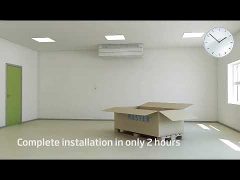 Installation of Airmaster decentralised ventilation units