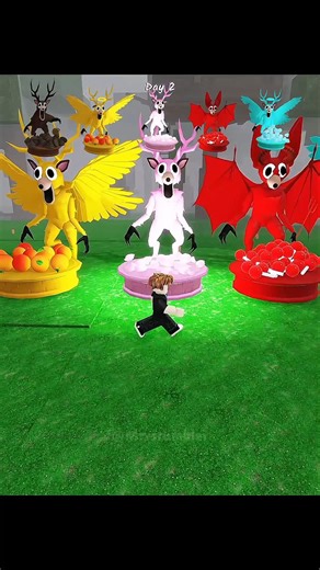 All entity food tasting 😋 #roblox #99nightintheforest #shorts