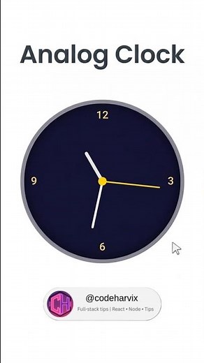 Build a Custom Analog Clock in Minutes! ⏱️