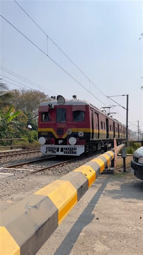 Skip menu, local train engine level crossing #shorts #train ￼￼
