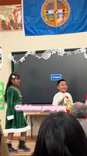 Enjoying the Elementary Christmas Program Festivities