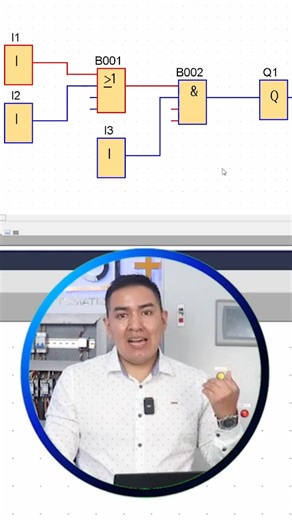 ¿Sabes cómo se aplican las compuertas AND y OR en FBD? ⚙️ En AND, todas las entradas deben estar activas para que la salida sea verdadera. En OR, basta con que una entrada esté activa para activar la salida. Esta diferencia define el comportamiento del programa en PLC. ¿Ya sabes cuándo usar AND y cuándo usar OR en tu lógica? 👇 | Escuela Control Más