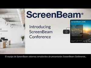ScreenBeam Conference Demo con subtítulos