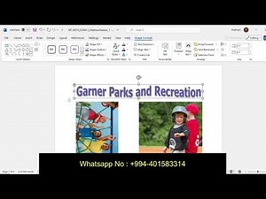 Word Module 4: End of Module Project 2 | Garner Parks and Recreation | NP_WD19_EOM4-2