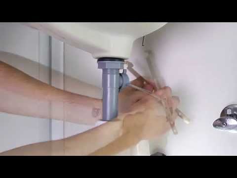 Installing a 1-Handled Bathroom Faucet with a Pop-Up Drain - Parisa Collection