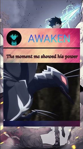 The moment mc showed his power 🥶