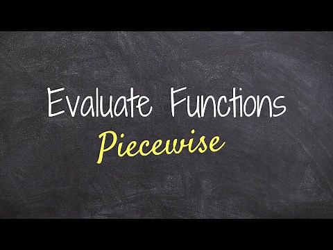 Evaluate piecewise functions