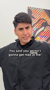When you promise not to get mad #funny #comedy #reels #humor #mad #angry #anger | Matt & Justus