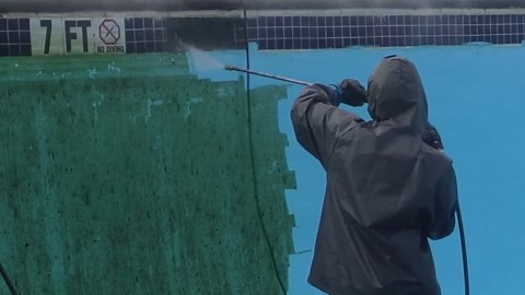 Amazing Pool Makeover: From Covered in Algae to Sparkling Clean in a Time-lapse