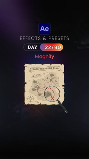 XO MULTIMEDIA on Instagram: "Day 22/90 – Magnify Effect 🔍✨ Welcome to Day 22 of our 90 Days After Effects Challenge! Today we’re exploring the Magnify Effect — a simple but super useful tool to zoom into a specific area of your footage, just like putting a digital magnifying glass on your screen! ✨ What is Magnify? Magnify allows you to enlarge a selected area of your layer using a circular or square region — perfect for UI highlights, tutorials, product demos, or fun zoom effects. ✨ How to Use