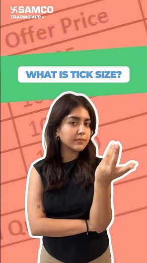 What Is Tick Size In Stock Market | Tick Size Explained In Hindi With Example
