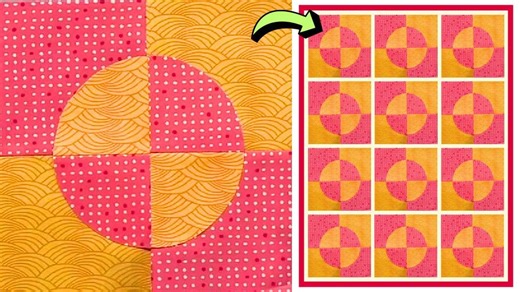 How to Make "It Takes Two" Quilt Block