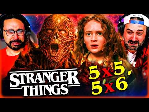 STRANGER THINGS Season 5 Episode 5 & 6 REACTION!! Netflix Vol. 2 | Vecna | Sadie Sink