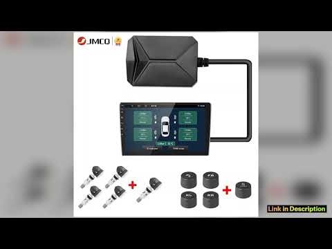 JMCQ USB Android TPMS Tire Pressure Monitoring System 116 Psi Alarm System 5V Internal External