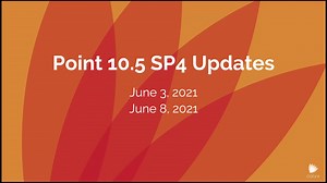 Point 10. 5 SP4 Release Training