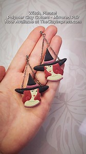 19K views · 91 reactions | Witch please! 慄‍♀️粒 #witchyvibes #polymerclaytools #polymerclaycutters | The Clay Impress | Facebook