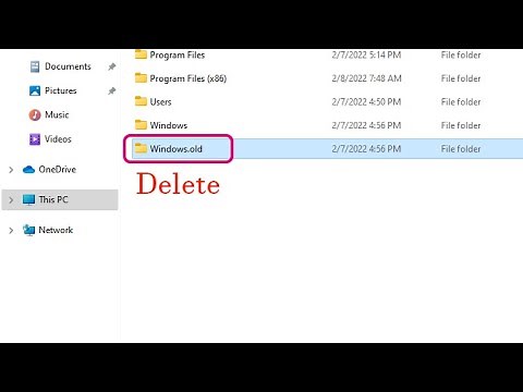 How To Delete Windows.old On Windows 11
