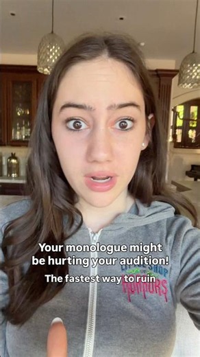 Some quick tips to make sure your monologue is a good fit for your audition! #theaterkid